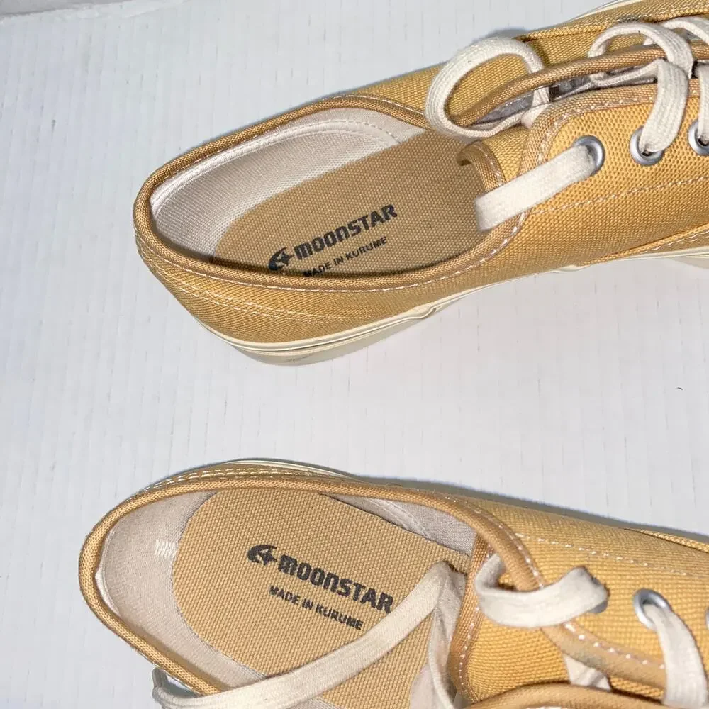 NIB New Moonstar x Buck Mason Aureoline Deck Shoes Sneakers Men's Size 8